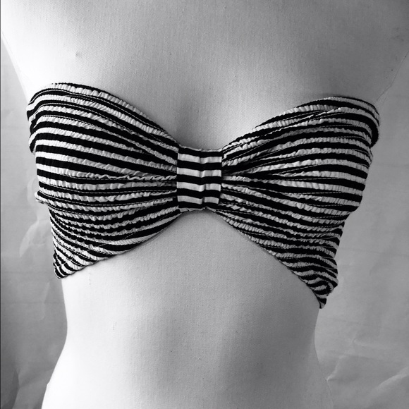 PacSun La Hearts‎ Stripe Accordion Bandeau - Picture 1 of 5
